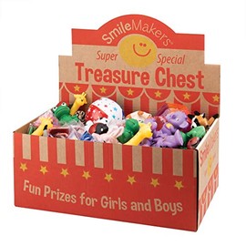 SmileMakers Tested for All Ages Treasure Chest - Prizes and Giveaways - 109 per Pack