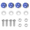 Bling Stainless Screws Fasteners for License Plate Frames and Covers