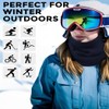 iDopick Warmer Neck Gaiter, Fleece Lined Neck Warmer Winter Neck