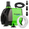 FREESEA Pond Submersible Water Pump: 1050GPH 100W Adjustable Ultra Quiet
