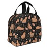 Nmbvcxz Lunch Box Capybara Insulated Lunch Bags for Women Men