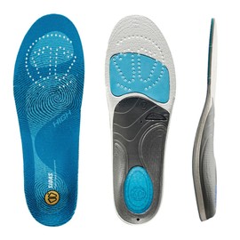 Sidas 3Feet High Arch Insoles, Blue, 37-38 EU, 2-5 UK, Manufacture Size: S