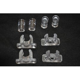 Tenn-Tex False Front Cabinet & Drawer Repair / Replace Clips 4 Pairs / 2 Drawers