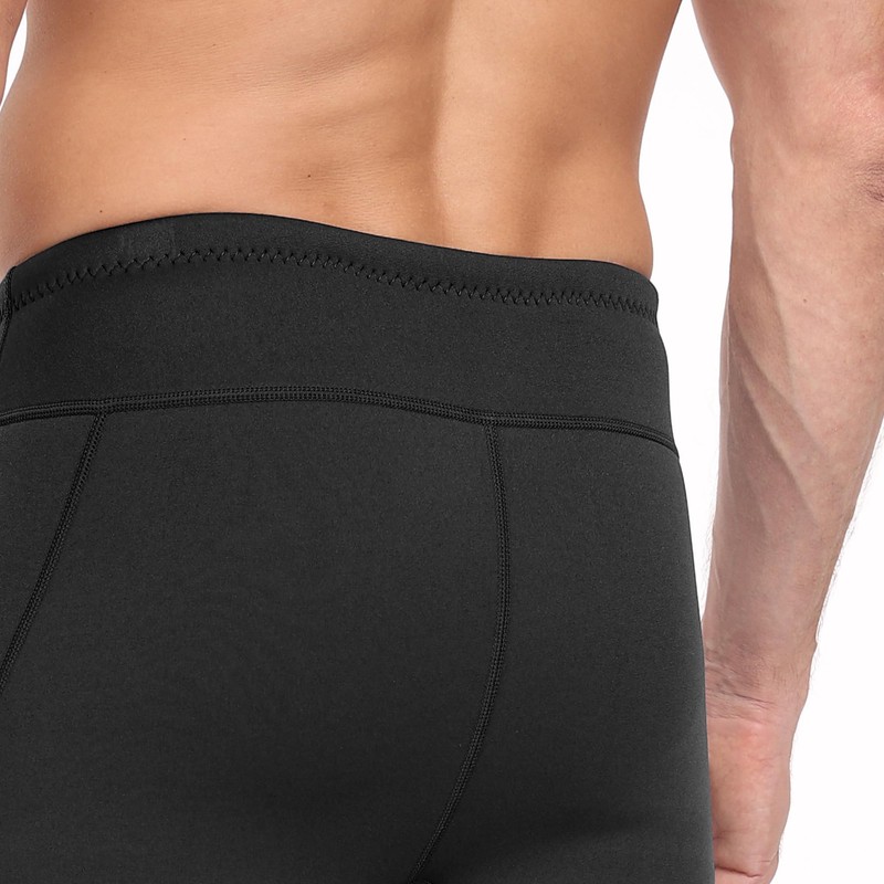 GoldFin Men Wetsuit Shorts, Neoprene 2mm Adjustable Drawstring Short Cold