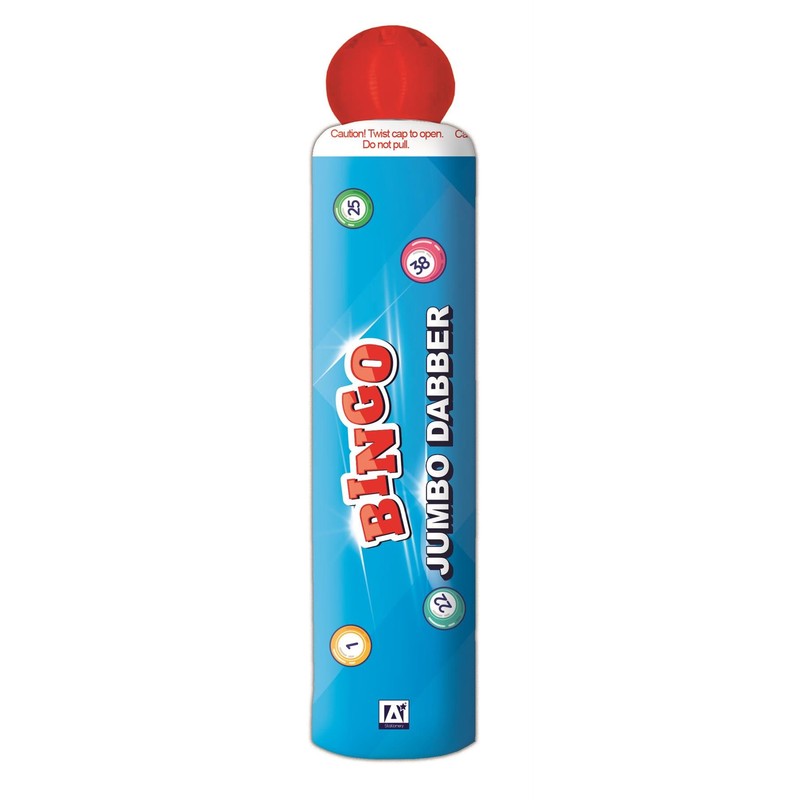 A* Stationery Jumbo Bingo Dabber for Bingo Tickets, Red Dauber
