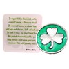Lucky Irish Shamrock Token Set Pocket Sized Good Luck Charm