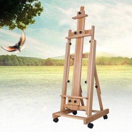 Heavy-Duty Large Studio Artist Easel H-Frame Wood Painting Art Easel Stand Rack