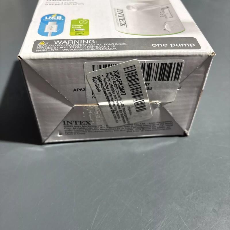 Intex Rechargeable Air Pump Quick Fill