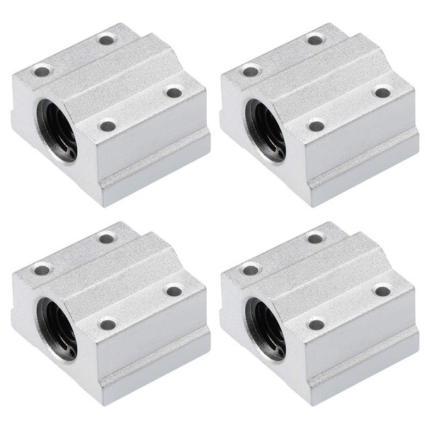 sourcing map SCS8UU Linear Ball Bearing Slide Block Units, 8mm