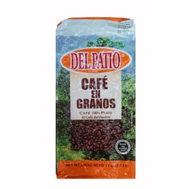 Del Patio Whole Bean Coffee (Cafe) from Puerto Rico 2.2LB Pounds