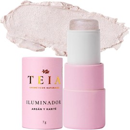 TEIA COSMETICOS Iluminador en Barra, Acabado Natural, Contorno Facial, Fórmula Vegana, Universal, 7 g (Perla)