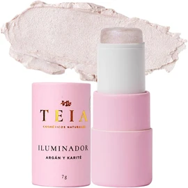 TEIA COSMETICOS Iluminador en Barra, Acabado Natural, Contorno Facial, Fórmula Vegana, Universal, 7 g (Perla)