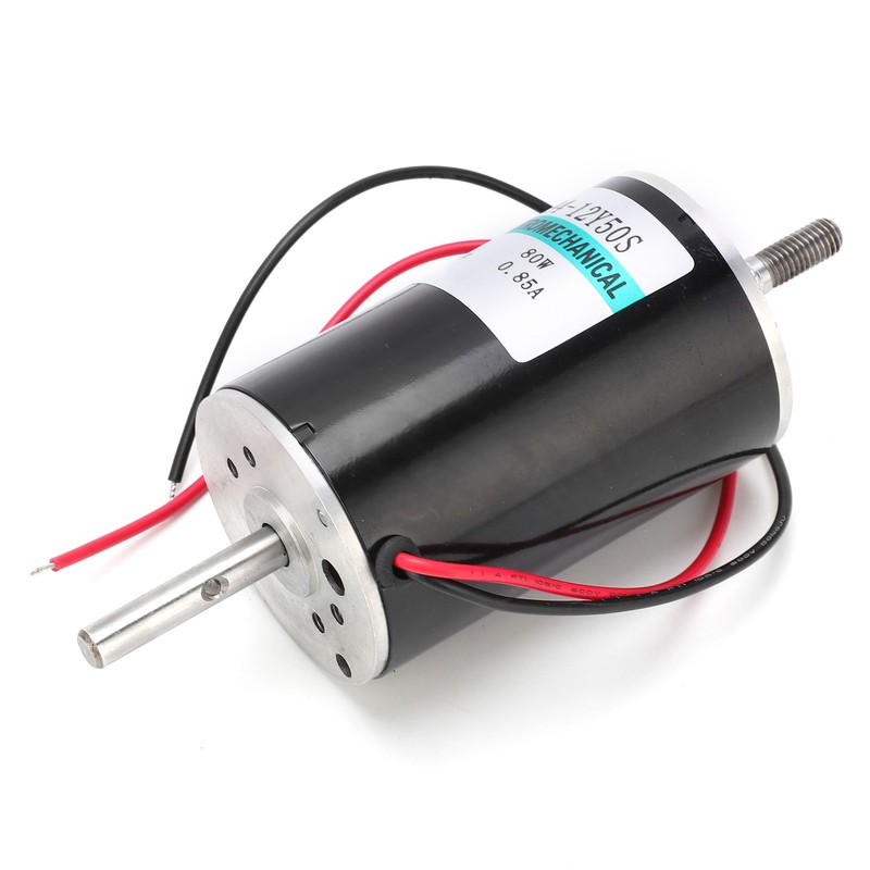 DC Motor HighSpeed 80W Micro CW CCW Double Output Shaft