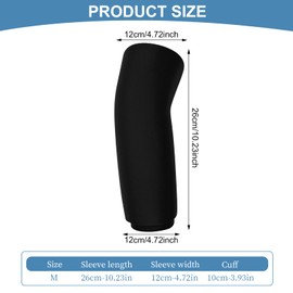 Kühlpads für Ellenbogen- und Knie Verletzungen, Flexibler Kühlakku Gel für Knie, Ellenbogen, Knöchel, Wade, Arm, Oberschenkel, Kniesehne(Schwarz, M)