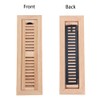 Homewell Red Oak Wood Floor Register Vent Cover, Flush Mount