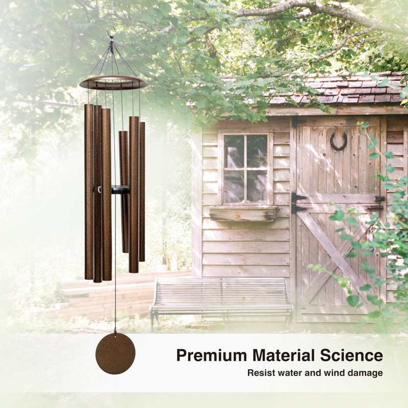 LACHIKA 44 Inch Aluminum Wind Chimes Large Outdoor Wind Chime