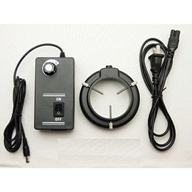 [Sealche] Entity Microscope LED Ring Light, equipped with a 2 Double Winding Lighting Unit [Long Life High Brightness 60 Light 60LEDs LED] , sliver