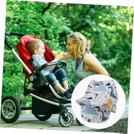 CORHAD 1Pc Cotton Nursing Cover Scarf Multifunctional Stroller Canopy for Breastfeeding Outdoor Travel Skin Friendly Design for Mothers Lightweight and Breathable