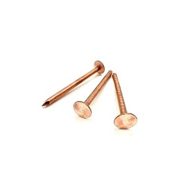 20 PCS Copper Clout Nails Roofing Slate Felt Nail, Tree Stump Killers, 30mm, 38mm, 50mm… (50mm x 3.35mm)