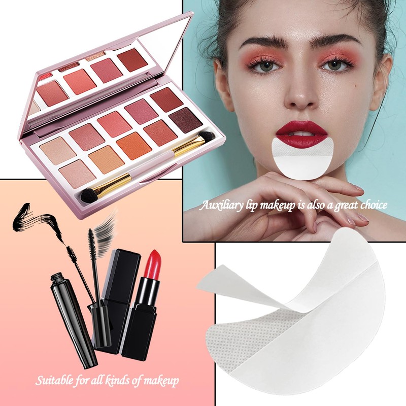 50 Pieces Large and 50 Small Stamps, Eyeshadow Stencil, Bottom