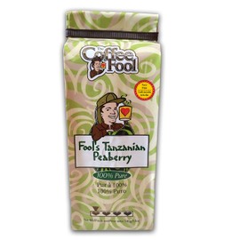 The Coffee Fool Fool's Tanzanian Peaberry, Very Fine Grind, 12 Ounce