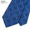 Peanuts PN914462 Snoopy Necktie, Navy Blue, Business Necktie, Gift, PN914462