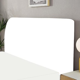 WSGJHB Bed Headboard Cover/Cover, Dustproof Stretch Bed Headboard Cover, Back Protection, All-Inclusive Slipcover, Bed Headboard Covers, White, 180 cm for (170-190 cm Headboard)