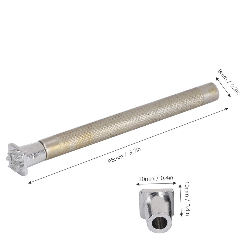 12Pcs Leather Embossing Tools Different Shape Stamps Set Saddle Making