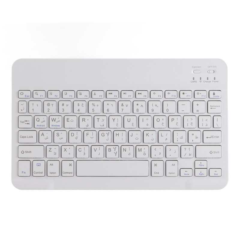 Keyboard 10 Inch UltraThin Wireless for Bluetooth Intelligent Computer Supplies(Arabic