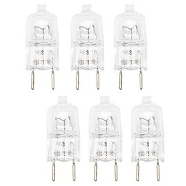 6-Pack Replacement Light Bulb for General Electric SCB1001KSS01 Microwave - Compatible General Electric WB25X10019 Light Bulb