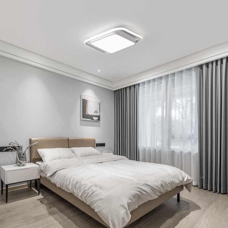 Naroume LED Ceiling Light Flush Mount 38W,White Kitchen Light Fixture