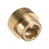 sourcing map Brass Extension Pipe Fitting 10mm G1/2 Female to