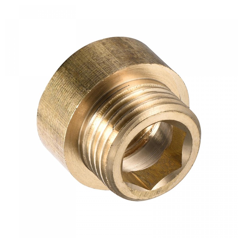 sourcing map Brass Extension Pipe Fitting 10mm G1/2 Female to