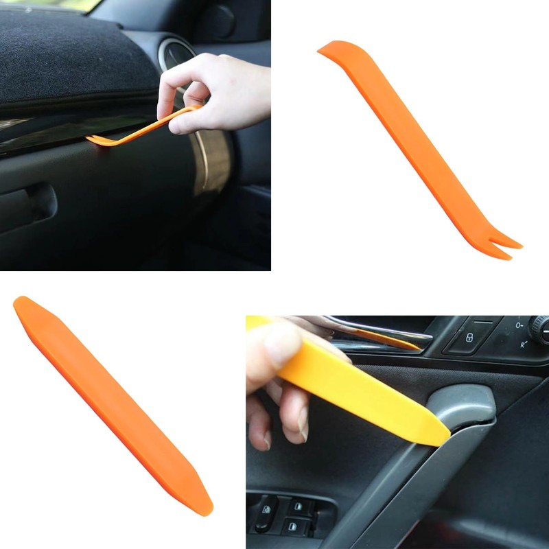4 Pieces Trim Removal Tools, Orange Car Trim Removal Tool,