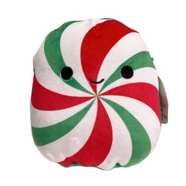 Squishmallows Kellytoy Christmas Squad 8/'' Plush Doll (8/'' Dulce The Peppermint Candy), SQX21-8AST-C