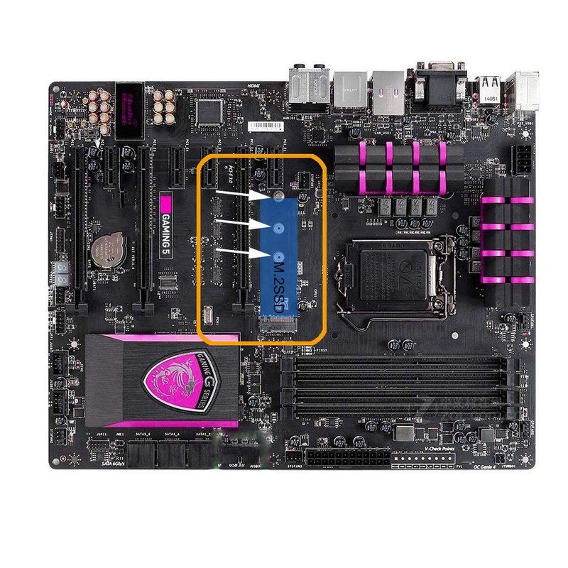 M.2 Nvme SSD Mounting Screws Kit for Asus Motherboards (M.2