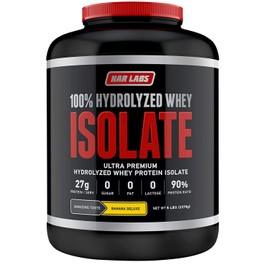 NAR LABS Hydrolyzed Whey Protein Isolate 5 lbs (Banana Deluxe)
