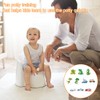 AOEVUIR Pack of 10 Potty Training Stickers Reusable Funny Potty