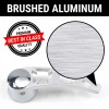 AutoLöc Power Accessories Brushed Billet Aluminum Maltese Cross Car Window