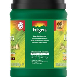Folgers Simply Smooth Decaf Coffee, 11.5 Ounce