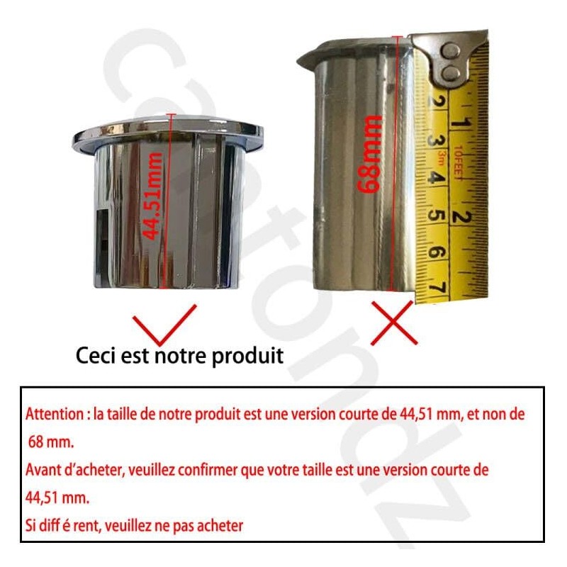 CANTONDZ Compatible with Cistern D2D Toilet Push Button Double Flush