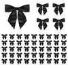 50Pcs Pre-Tied Satin Ribbon Twist Tie Bows, 4.5" Twist Ties