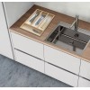 Clicmania Organizador De Cubiertos Madera Cajon Cocina Divisiones