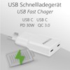 MAXTRACK MQ3L Fast Charger - 2 USB-C Ports, 30W, GaN