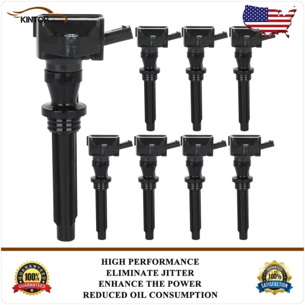 kintop_coilparts 8 Ignition Coils Pack For Land Rover Discovery 2017-2020