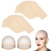 ZhongShuang Pack of 2 Latex Bald Caps, Adult Latex Bald