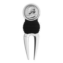 US 1776~1976 Bi-Centennial Washington Quarter BU Uncirculated Coin Magnetic Golf Ball Marker Silver Finish Divot Tool