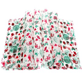 150 Pieces Christmas Wax Paper Sheets for Reindeer Food Wrapping - Xmas Greaseproof Tissue for Kitchen, Picnic, Handmade Food - Parchment Paper