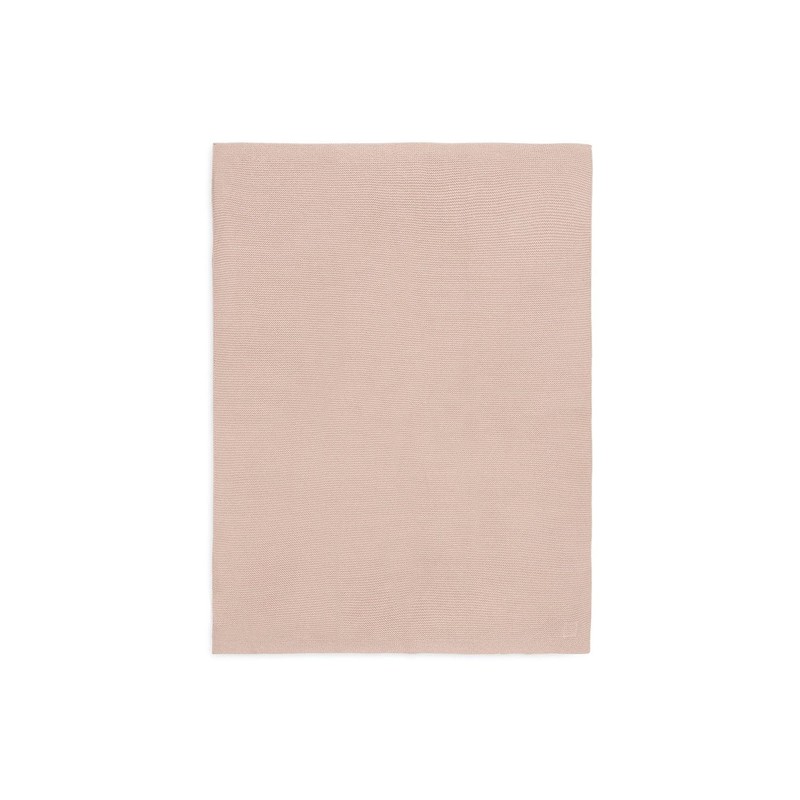 Jollein 516-511-67067 Babydecke Strickdecke Basic Knit rosa (75x100 cm)