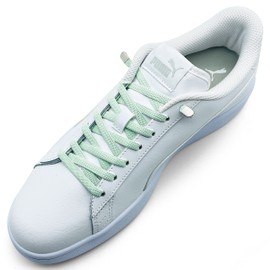 ELANOX Elastic Shoelaces without Ties, Pack of 4 for 2 Pairs of Shoes, with Stylish Ends, Shoe Laces without Ties, Quick Release, Rubber Shoelaces for Adults and Children (Light Green)